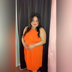 Summer time loving this dress! Orange dress, vibrant and beautiful. Size 3x